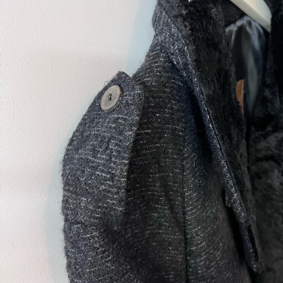 Men’s Zara belted double breasted coat size M - Picture 2 of 7